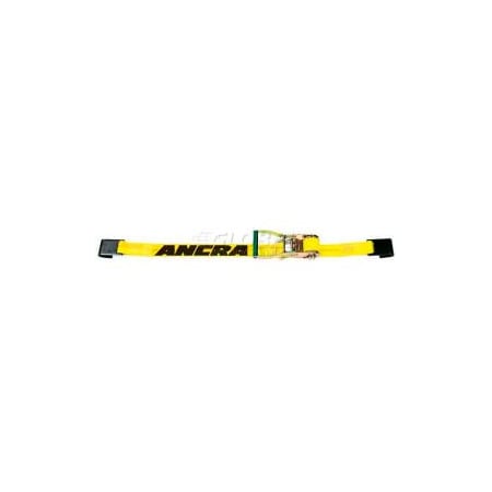Ancra International Ancra 2" x 30' Ratchet Strap 45982-11 with Long-Wide Ratchet Buckle & Flat Hooks 45982-11